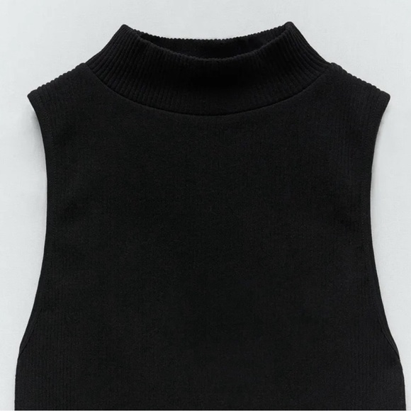 ZARA Limitless Contour Collection High Neck Top - Picture 5 of 6